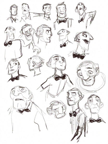 Boxing referee head and face exploration